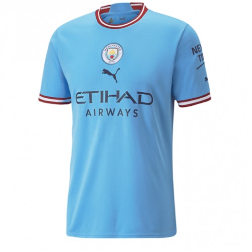 Manchester City Hjemmedrakt 2022-23 Kortermet Manchester City Hjemmedrakt 2022-23 Kortermet